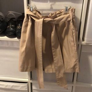 Zara Basic Khaki Shorts